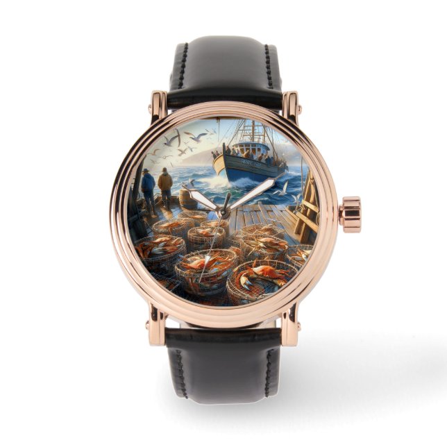 Montre Pêcheurs à la Twilight ramassant des crabes (Recto)