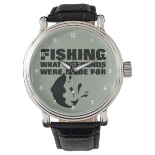 Montre Pêcheurs thème amusant Slogan