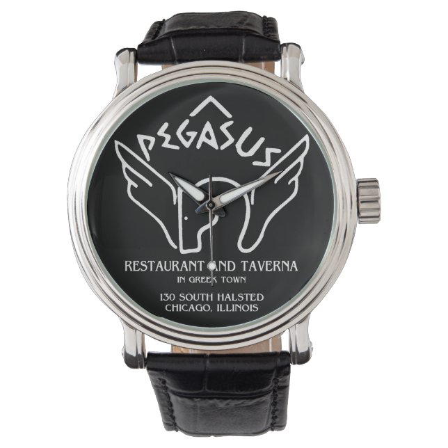 Montre Pegasus Restaurant and Taverna, Chicago, IL (devant)