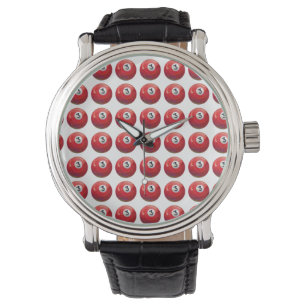 Montre Peint 3 Motif de billard