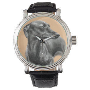 Montre Peint à la main Greyhound
