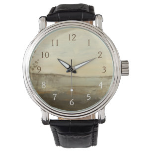 Montre Peinture à l'huile moderne de paysage de coucher
