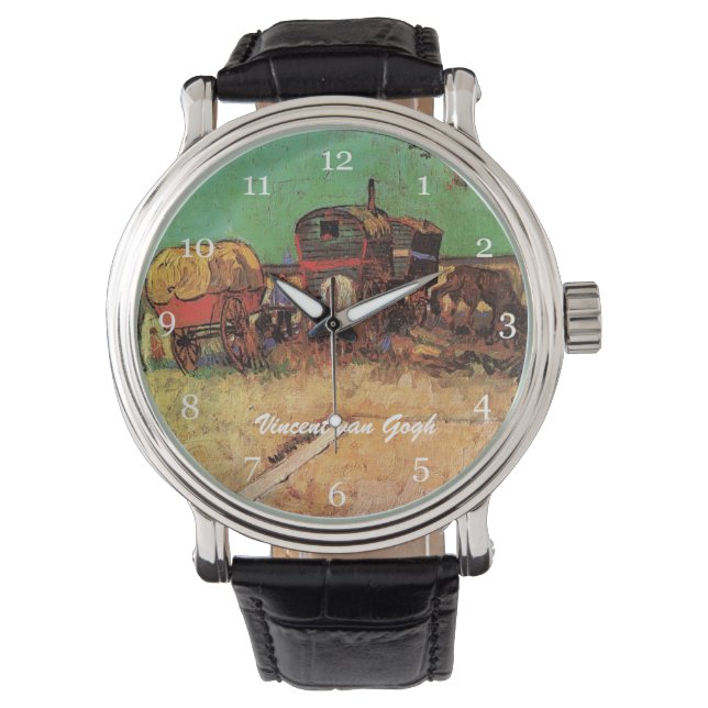 Montre Peinture à l'huile vintage classique et unique (devant)
