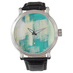Montre Peinture Abstraite Couleurs dynamiques