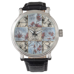 Montre Peinture abstraite lambrissée de Scrollwork