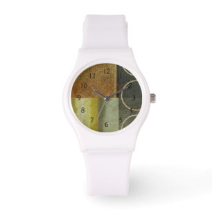 Montre peinture abstraite Multi-texturisée par le studio