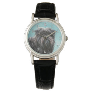 Montre Peinture Affenpinscher - Joli art original chien