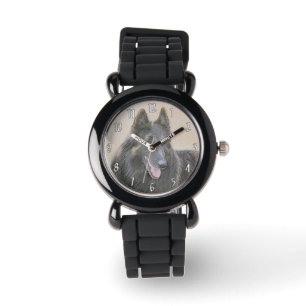 Montre Peinture belge Tervuren - Cute Original Chien Art