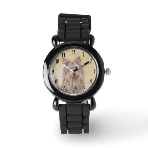 Montre Peinture Berger Picard - Joli art original chien