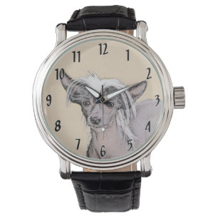 Montre Peinture Chinoise sans cheveux peint art original