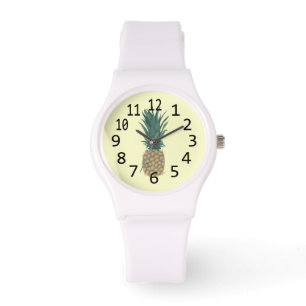 Montre Peinture d'ananas frais par CherylsMontres d'art