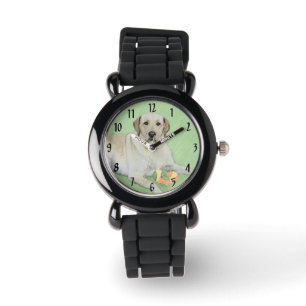 Montre Peinture de balles de tennis et de retrieur du Lab