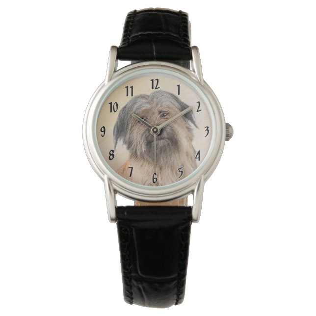 Montre Peinture de berger pyrénéenne - Cute Original Chie (devant)