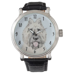 Montre Peinture de Bouvier des Flandres - Art original de