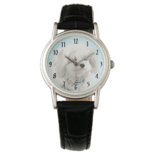 Montre Peinture de Coton de Tuléar - Art de chien origina