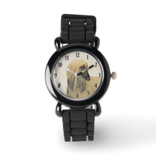 Montre Peinture de la hache afghane - jolie art original