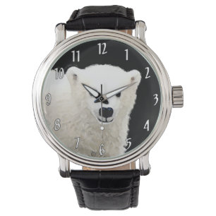 Montre Peinture de l'ours polaire - Oiginal Wildlife Art