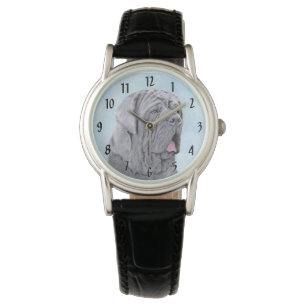 Montre Peinture de Mastiff Néapolitan - Art de chien orig