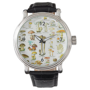 Montre Peinture de nature de champignon de Larousse