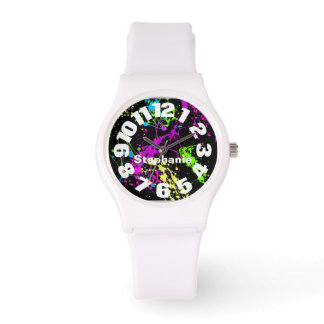 Montre Peinture de néon