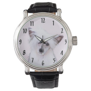 Montre Peinture de Powderpuff de Crested Chinois - Art Ca