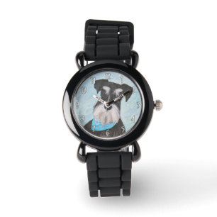 Montre Peinture de Schnauzer (miniature) - Chien Original