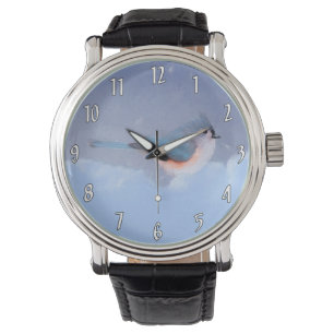 Montre Peinture de souris touffetée - Art d'origine des o