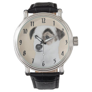 Montre Peinture de Terrier Parson Jack Russell - Art Cani