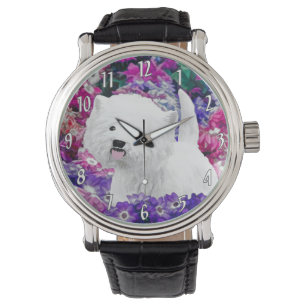 Montre Peinture de Terrier West Highland White Chien Art