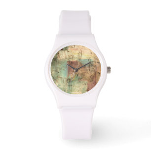 Montre Peinture de ton de la terre avec la surface