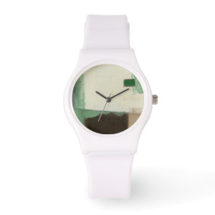 Montre Peinture d'expressioniste avec les courses lourdes