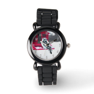 Montre Peinture Downy Woodpecker - Art original pour oise