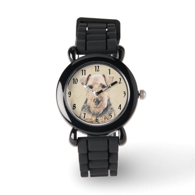 Montre Peinture galloise Terrier - Cute Original Chien Ar (Recto)