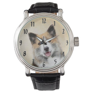 Montre Peinture islandaise pour chien de mer - Art origin