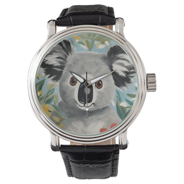 Montre Peinture Koala (devant)