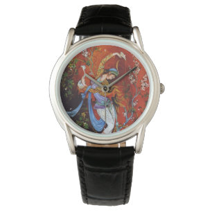 Montre Peinture miniature d'une nymphe persane