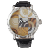 Peinture moderne avec Motifs circulaires