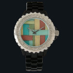 Montre Peinture multicolore sur les côtes contemporaines<br><div class="desc">Aqua, vert, rouge et jaune se rencontrent dans une explosion de couleur qui rappelle celle d'un motif sur une plage. Accrocher ce tableau côtier contemporain sur votre mur peut vous inciter à prendre ces vacances que vous avez repoussé! Faites un grand cadeau à tous ceux qui ont besoin d'une escapade...</div>