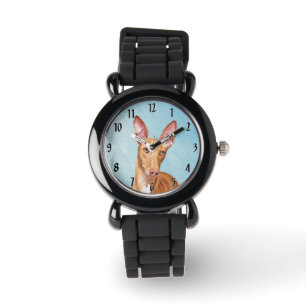 Montre Peinture Pharaon Hound - Cute Original Chien Art