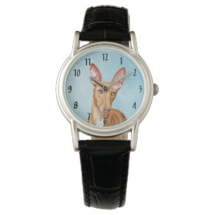 Montre Peinture Pharaon Hound - Cute Original Chien Art
