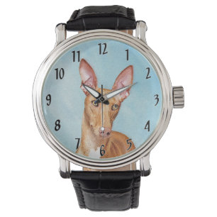 Montre Peinture Pharaon Hound - Cute Original Chien Art