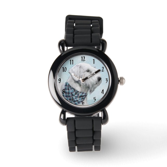 Montre Peinture Sealyham Terrier - Cute Original Chien Ar (Recto)