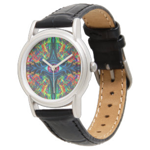 Montre Peinture tordue et trompeuse