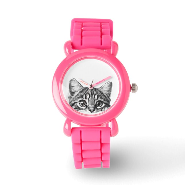 Montre Pékin Cute Chat Kitten (Recto)