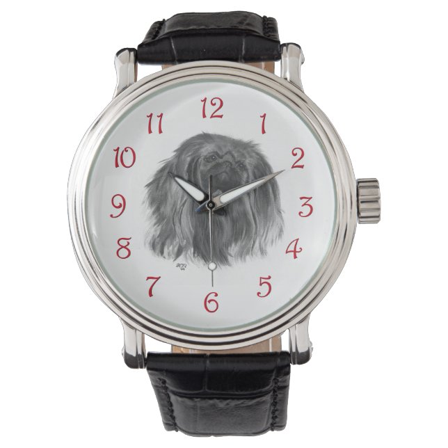 Montre Pékinois foncé (devant)