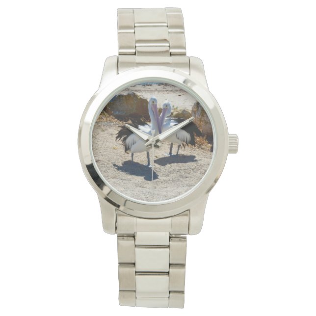 Montre Pélicans En Amour,_ (devant)