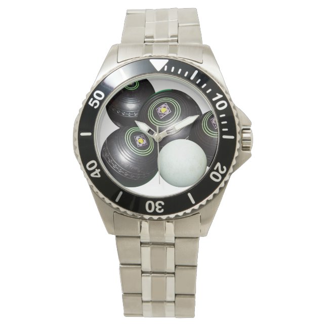 Montre Pelouse Noire Et Kitty, (devant)