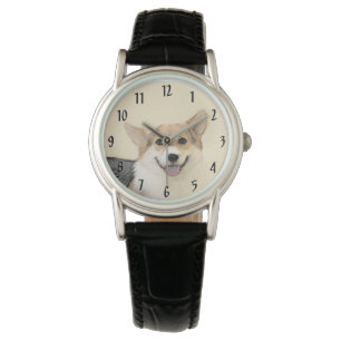 Montre Pembroke Welsh Corgi Peinture - Art Chien original