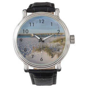 Montre Pensacola Sand Dunes Pier Morning Wrist Watch