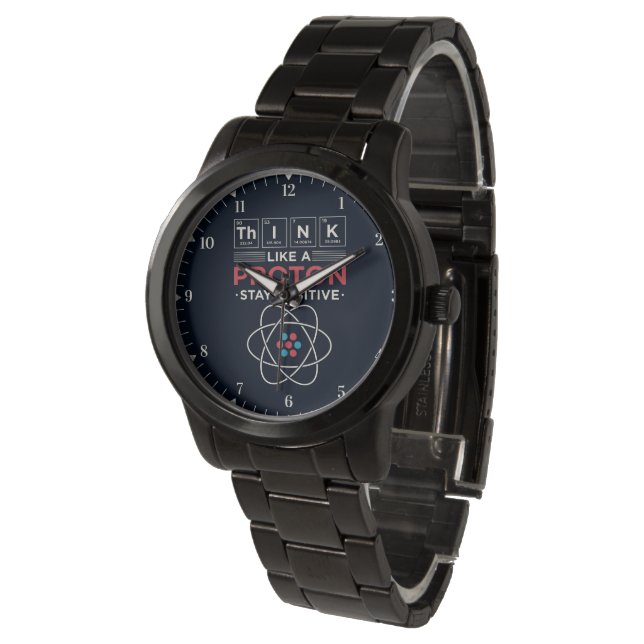 Montre Penser Comme Un Professeur De Chimie De Proton En  (Incliné)